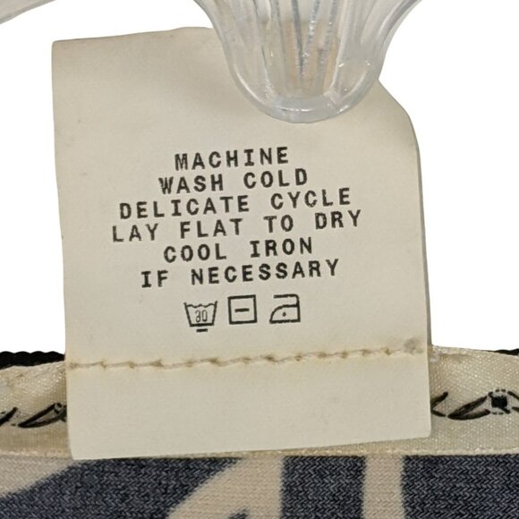 Max Studio Medium Black/Cream polyester Blend Circle Pattern Short Sleeve Top - Picture 10 of 11